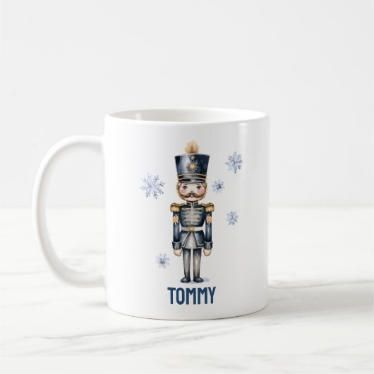 Nutcracker Personalisierte Weihnachtsfeier Tasse (Links)
