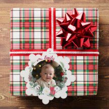 Nutcracker Personalized Photo Paper Ornament Card