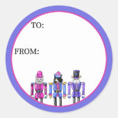 Nutcracker Pets  Runder Aufkleber (Vorderseite)