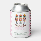 Nutcracker Pink Girl Weihnachtsdusche Dosenkühler (Kanne Vorderseite)