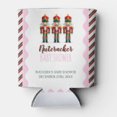Nutcracker Pink Girl Weihnachtsdusche Dosenkühler (Vorderseite)
