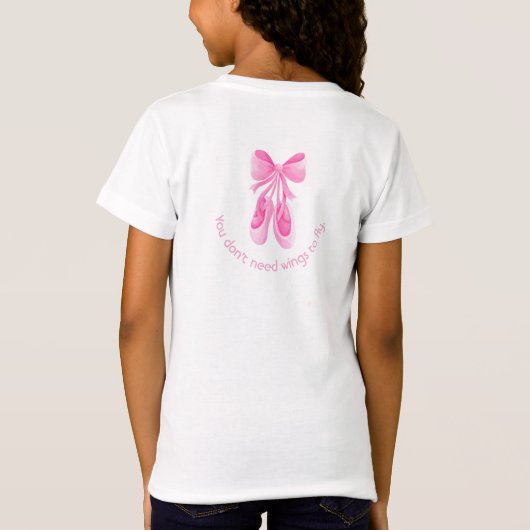 Nutcracker Pink Sugar Plum Fairy T-Shirt (Rückseite)
