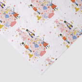 Nutcracker Pink Weihnachtsbaum Urlaub Seidenpapier (Ausschnitt)