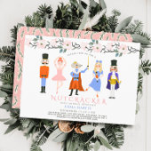 Nutcracker Pink Weihnachtsdusche Einladung