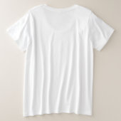 Nutcracker Plus Size Weihnachtsweihnachtsfest T -  Große Größe T-Shirt (Design Rückseite)