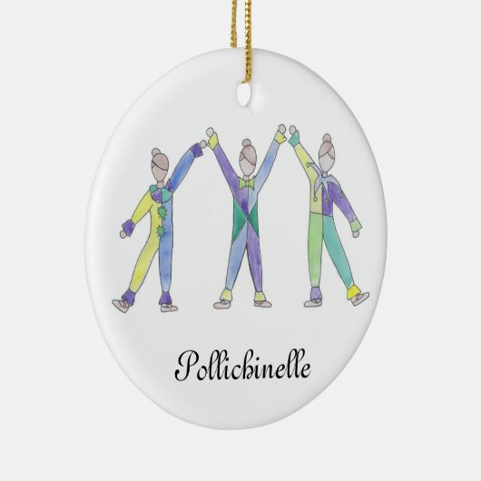 Nutcracker Pollichinelle Keepake Ornament (Rechts)