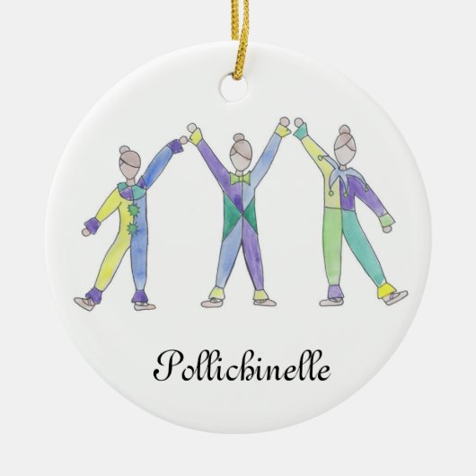 Nutcracker Pollichinelle Keepake Ornament (Vorne)