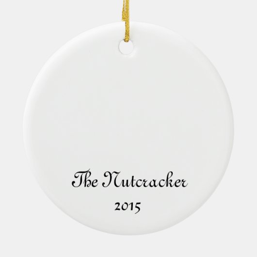 Nutcracker Pollichinelle Keepake Ornament (Hinten)