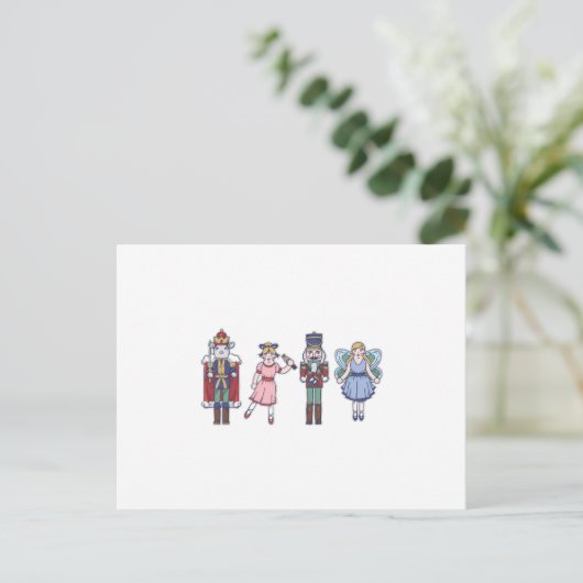 Nutcracker Postkarte (Stehend Vorderseite)
