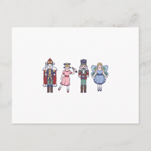 Nutcracker Postkarte (Vorderseite)