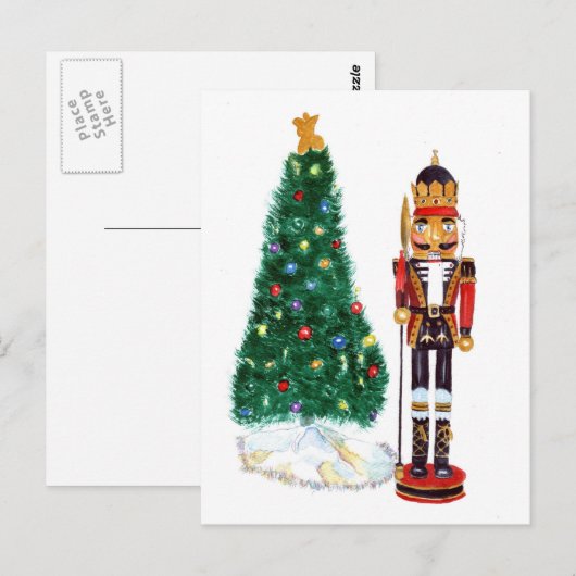 Nutcracker Postkarten (Vorne/Hinten)
