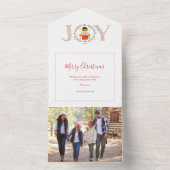 Nutcracker Prince Holiday Foto All In One Einladung (Innen Boden)