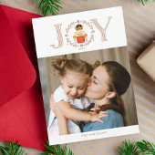 Nutcracker Prince Holiday Foto Card Feiertagskarte