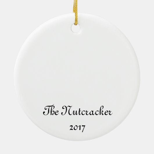Nutcracker Prince Keepake Ornament (Hinten)