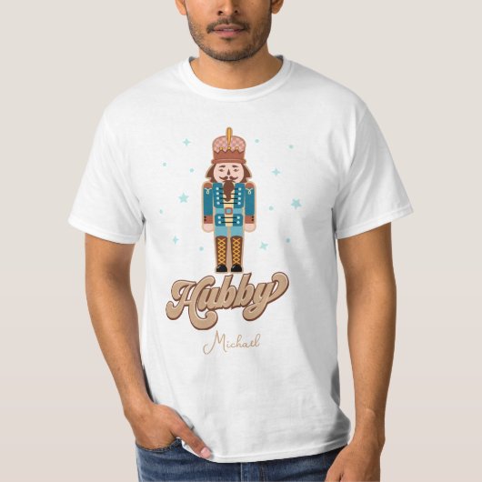 Nutcracker Princess Fairy Hubby Wifey Kaffee T-Shirt (Vorderseite)