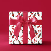 Nutcracker Red Bow Whimsical Weihnachten Geschenkpapier