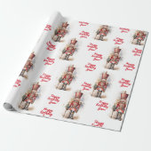 Nutcracker Red Magic Birthday Geschenkpapier (Ungerollt)