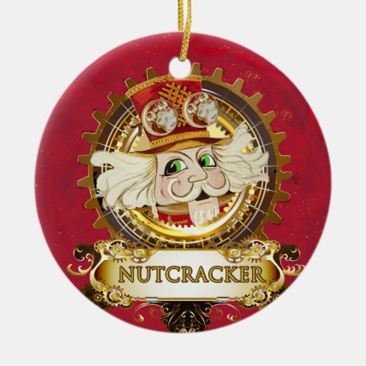 Nutcracker Retold Round Keramik Ornament (Vorne)