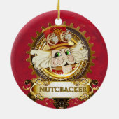 Nutcracker Retold Round Keramik Ornament (Hinten)