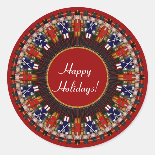 Nutcracker Ring, Round Stickers (Vorderseite)