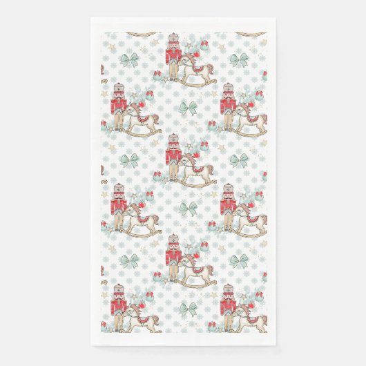 Nutcracker, Rock, Weihnachtsbaum Serviette (Vorderseite)