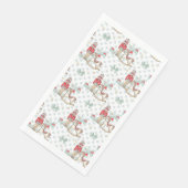 Nutcracker, Rock, Weihnachtsbaum Serviette (Ecke)