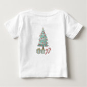 Nutcracker Rocking Horse Weihnachtsbaum Baby T-shirt (Rückseite)