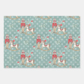 Nutcracker, Rockpferd, Weihnachtsbaum Geschenkpapier Set (Vorderseite 2)