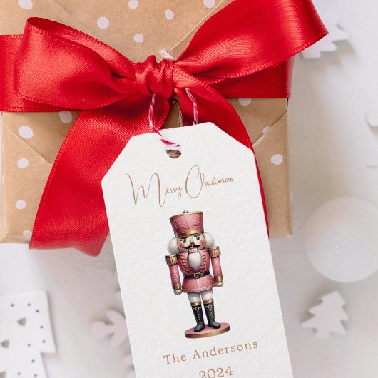 Nutcracker Rosa Geschenkanhänger