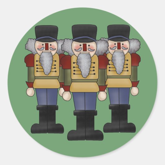 Nutcracker Round Stickers (Vorderseite)