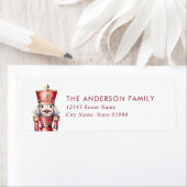 Nutcracker-Rücksendeadressen-Aufkleber (Insitu)