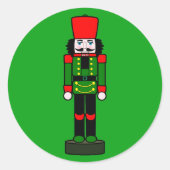 Nutcracker Runder Aufkleber (Vorderseite)