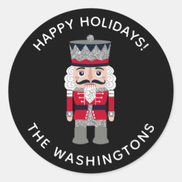 Nutcracker Runder Aufkleber