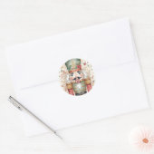 Nutcracker Runder Aufkleber (Umschlag)
