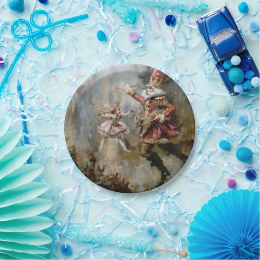 Nutcracker - Rundpapier-Teller Pappteller (Party)