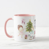 Nutcracker Scene Weihnachtsfeier Tasse (Links)