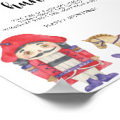 Nutcracker - Schnuller Jagen Baby-Duschgame-Poster Poster (Ecke)