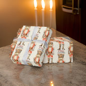 Nutcracker Script Frohe Weihnachtswrapping Papier Geschenkpapier