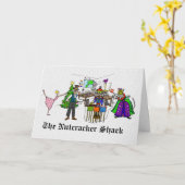 Nutcracker Shack Ham Radio Weihnachtskarte Karte (Gelbe Blume)
