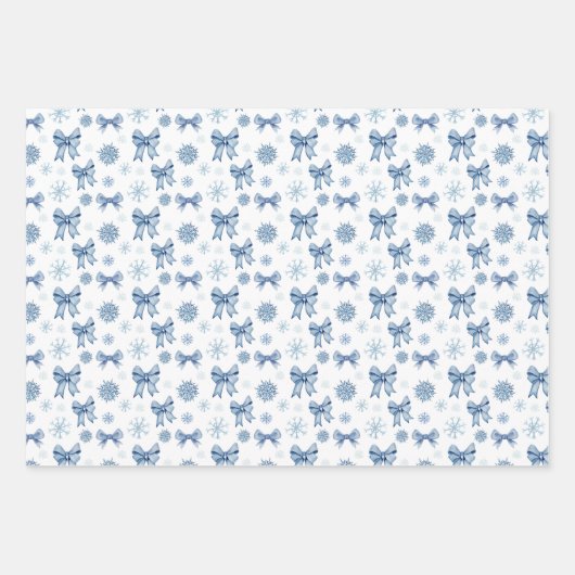 Nutcracker silberblau beugt Weihnachtsgeschenk Geschenkpapier Set (Vorderseite 3)