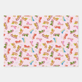 Nutcracker Sleigh und Snowman Set 3 Weihnachten Geschenkpapier Set (Vorderseite 2)