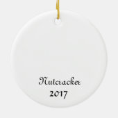 Nutcracker Snow Keepake Ornament (Hinten)