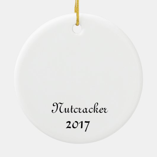 Nutcracker Snow Keepake Ornament (Hinten)