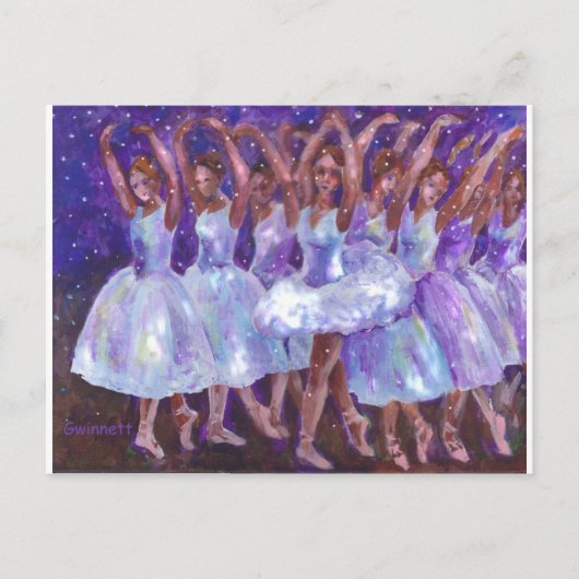 Nutcracker Snow Queen Postkarte (Vorderseite)