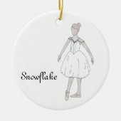 Nutcracker Snowflake Keepake Ornament (Vorne)