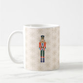 Nutcracker Snowflake Pattern Holiday  Kaffeetasse (Links)