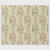 Nutcracker Snowflakes Geschenkpapier (Flach)