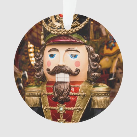 Nutcracker Soldier Add Year Weihnachtsbaum Ornament (Vorderseite)