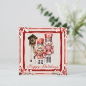 Nutcracker Soldier Clockmakers-Kuckuck Einladung (Stehend Vorderseite)