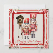 Nutcracker Soldier Clockmakers-Kuckuck Einladung (Vorderseite)